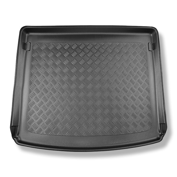 Tapis de coffre adapté pour Mazda CX-5 KF SUV (2022-....) - bac de coffre - protection de coffre voiture - coffre supérieur; plancher amovible en la position la plus haute