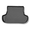 Tapis de coffre adapté pour Mitsubishi Outlander II SUV (03.2007-08.2012) - bac de coffre - protection de coffre voiture - 5/7 places; 3e rangée abaissée (avec et sans subwoofer)