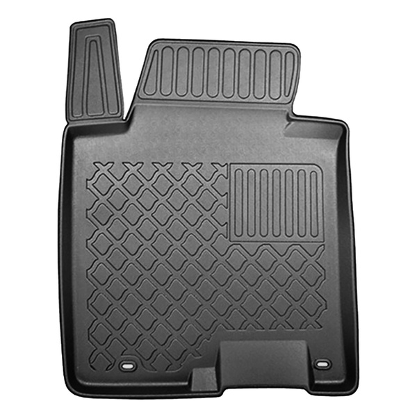 Tapis de sol en TPE adapté pour Kia Ceed II Break (12.2015-10.2022) - tapis de voiture - noir