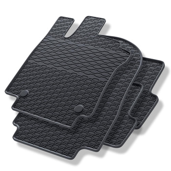 Tapis de sol en caoutchouc adapté pour Renault Captur I SUV (2013-2019) - tapis 