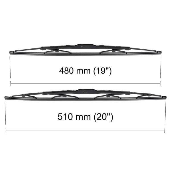 Balais d'essuie-glace de pare-brise adaptés pour Opel Astra G Caravan, Coupé, Hayon, Cabriolet, Berline (03.1998-07.2009) - balais standard