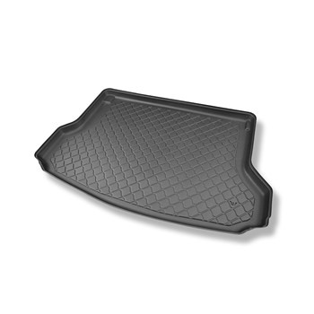 Tapis de coffre adapté pour Nissan X-Trail III T32 Facelift SUV (09.2017-....) - bac de coffre - protection de coffre voiture - 5 places; coffre supérieur (sur le plancher amovible)