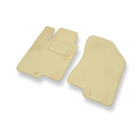 Tapis de Sol Velours adapté pour Hyundai Sonata IV (2005-2009) - Premium tapis de voiture - beige
