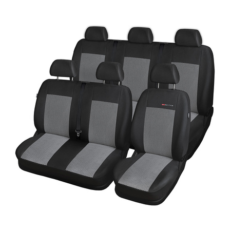 Housses de siège sur mesure adaptées pour Ford Transit VII Van (2013-2019) 6 places - housse siege voiture - couverture siege - E2