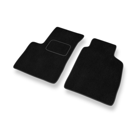 Tapis de Sol Velours adapté pour Fiat Panda II (2003-2012) - Premium tapis de voiture - noir