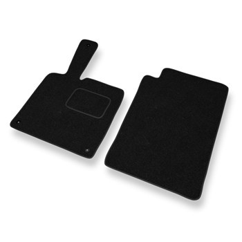 Tapis de Sol Feutres adapté pour Smart ForTwo II (2007-2013) - tapis de voiture - noir