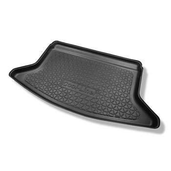 Tapis de coffre adapté pour Hyundai i30 III PD Hayon (02.2017-....) - bac de coffre - protection de coffre voiture - coffre inférieur ; sans plancher deux niveau du coffre; non pour 48V-Hybrid