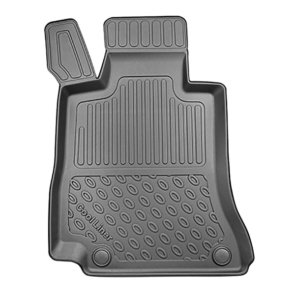 Tapis de sol en TPE adapté pour Mercedes-Benz Classe E C238 Coupé (04.2017-....) - tapis de voiture - noir