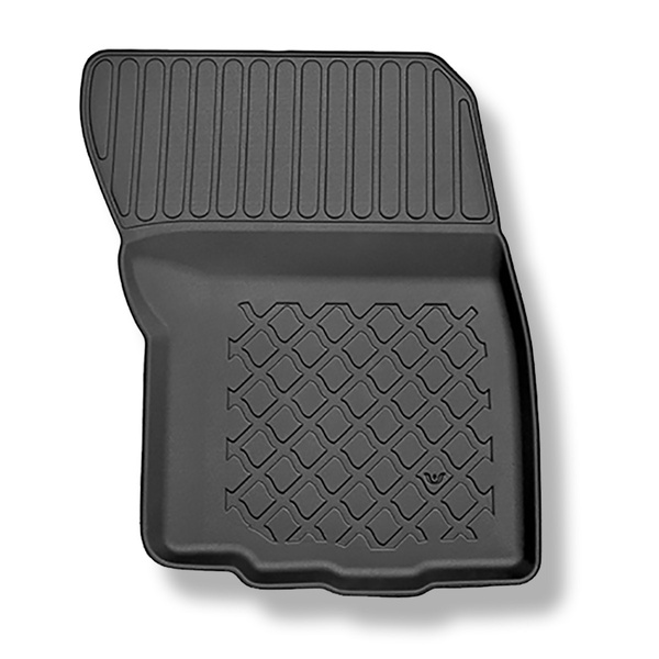 Tapis de sol en TPE adapté pour Mitsubishi ASX I SUV (05.2010-2021) - tapis de voiture - noir