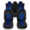 Housses de siège adaptées pour BMW X2 F39, U10 (2017-....) - housse siege voiture universelles - couverture siege - S-BL