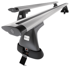 Barres de toit en aluminium adapté pour Opel Insignia Berline (2009-2017) - Porte-Bagages de Voiture argent - toit normal