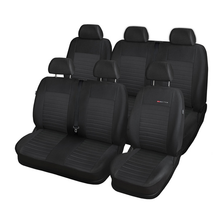 Housses de siège sur mesure adaptées pour Peugeot Boxer II Van (2006-2014) 7 places - housse siege voiture - couverture siege - E4