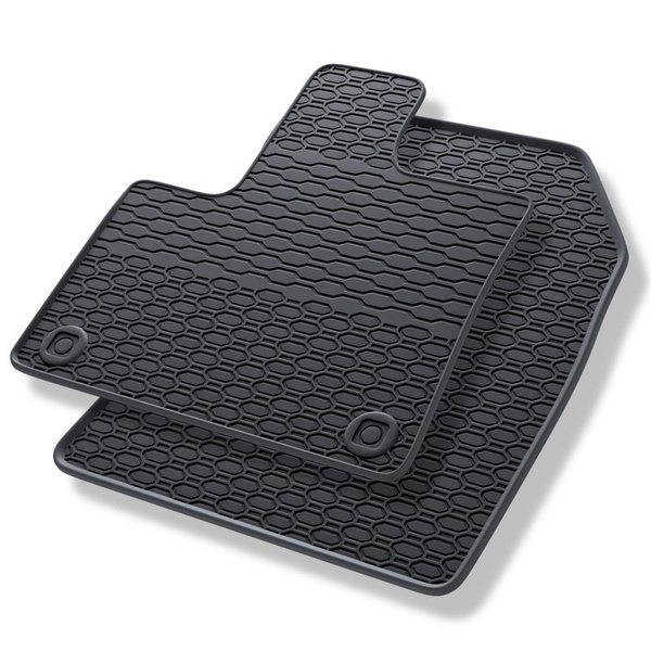 Tapis de sol en caoutchouc adapté pour Citroen Berlingo III (2018-....) - tapis de voiture - noir