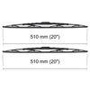 Balais d'essuie-glace de pare-brise adaptés pour Kia Sportage I SUV (05.1993-08.2004) - balais standard
