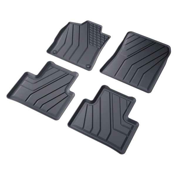 Tapis de sol en TPE adapté pour Peugeot 308 III Hayon (2021-....) - tapis de voiture - noir