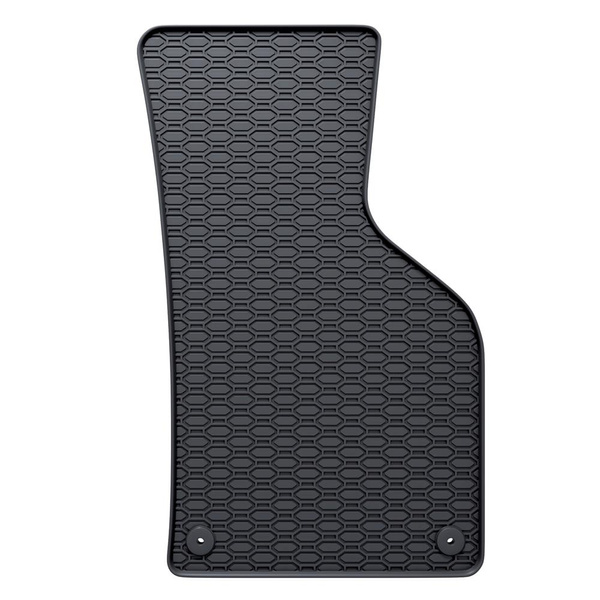 Tapis de sol en caoutchouc adapté pour Volkswagen Passat CC Coupé (2008-2012) - tapis de voiture - noir - 4 pcs.